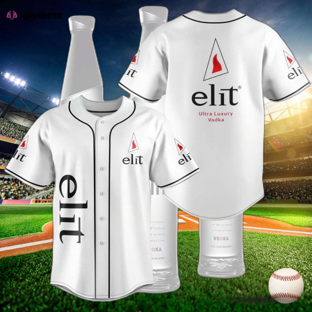 Ultimate Luxury: Elit Ultra Vodka Baseball Jersey – Premium Quality & Style