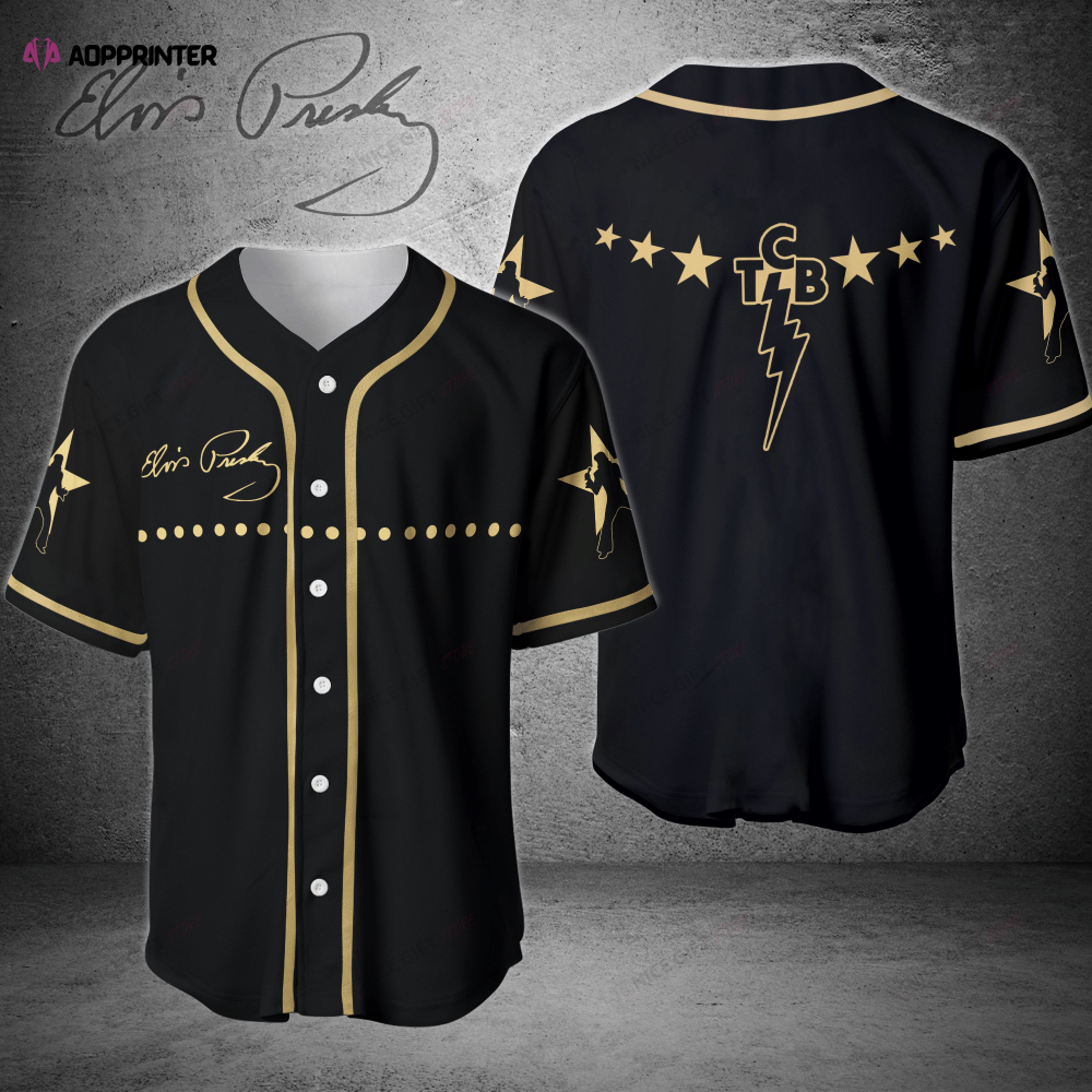 Iconic Elvis Presley 3D Baseball Jersey – Printed  Authentic Design