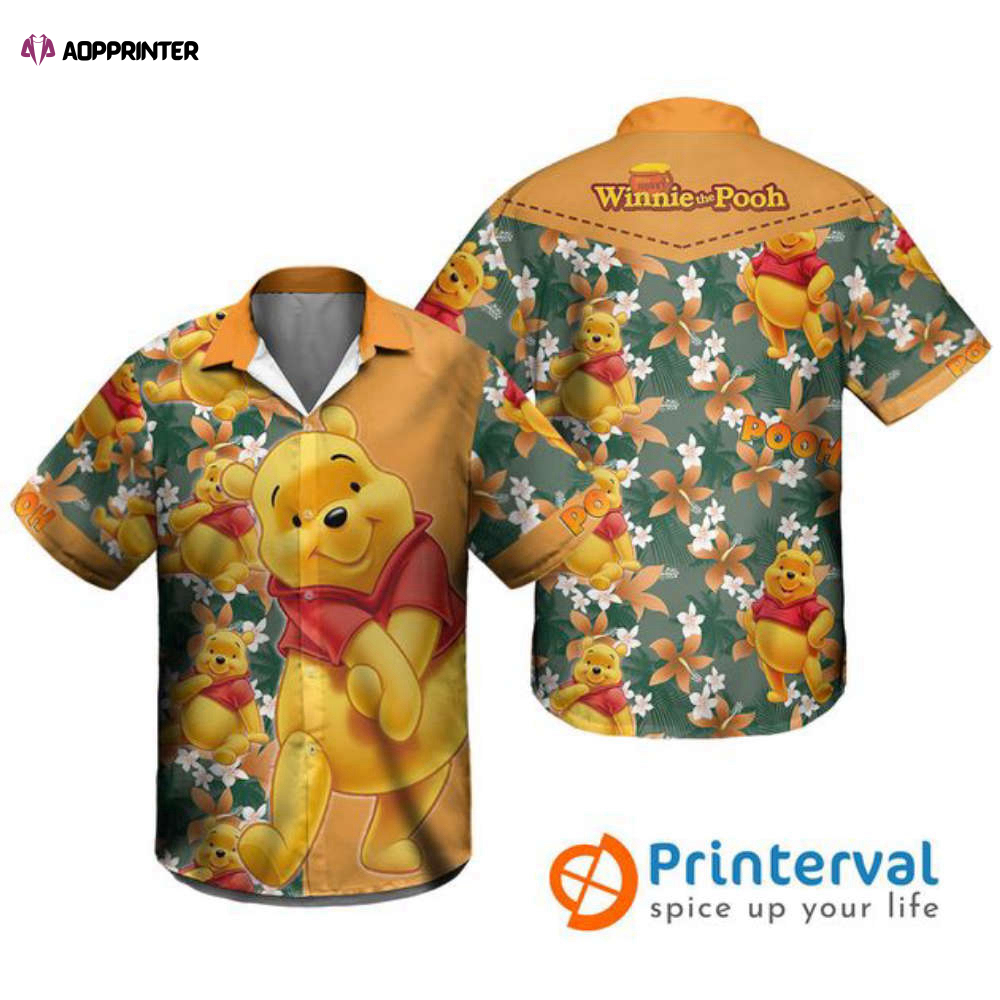 Winnie The Pooh Hawaiian Shirt, Pooh Summer Beach Trip Family Hawaiian shirt