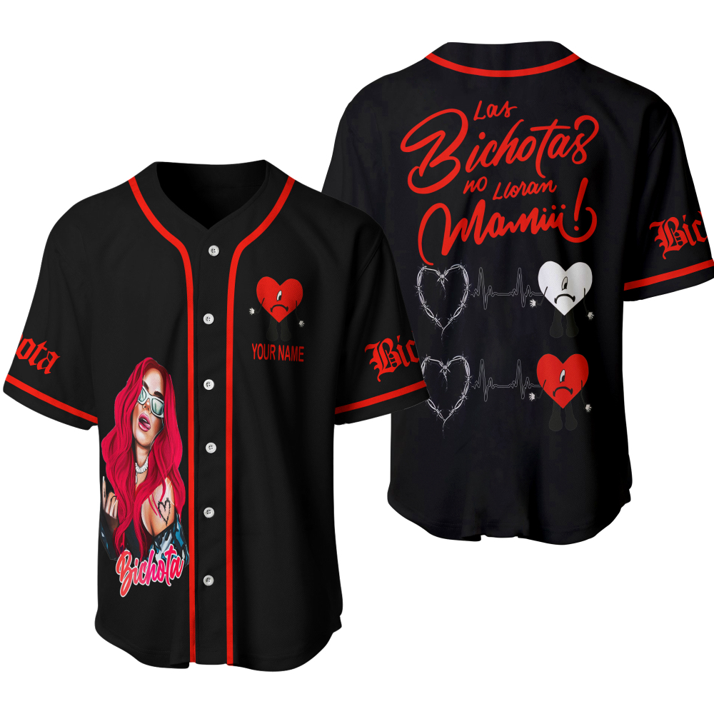 Shop Karol G Jerseys & La Bichota Shirts Strip Love Tour Baseball Apparel