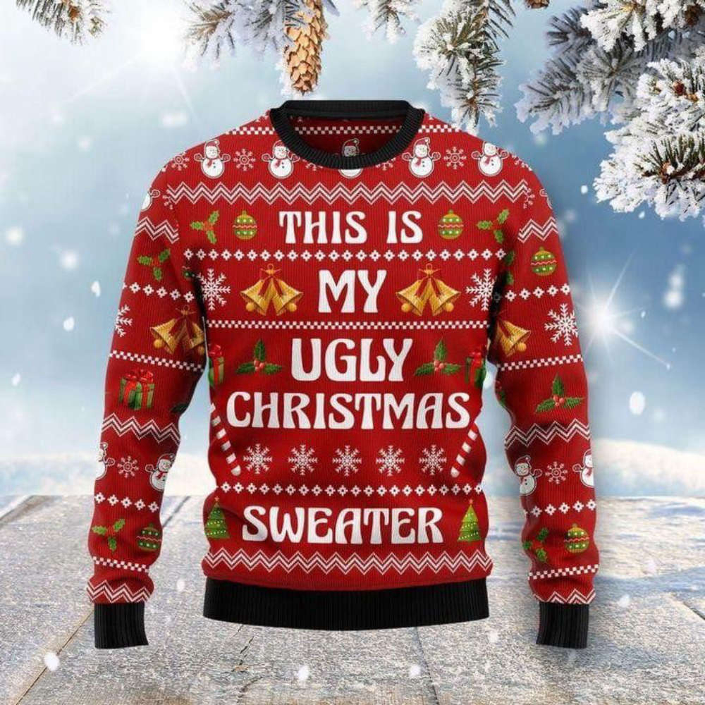 Get Festive with This Ugly Christmas Sweater – Perfect for Holiday Parties!