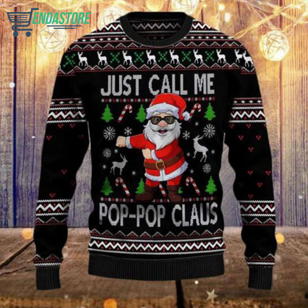 Get Festive with Santa s Ugly Christmas Sweater – Perfect for Pop Pop Claus!