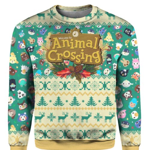 Cozy & Festive: Animal Crossing Ugly Christmas Sweater – Embrace the Holiday Spirit!