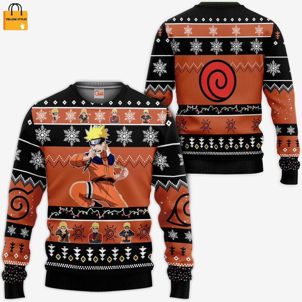 Naruto Haruno Sakura Ugly Christmas Sweater: Festive Anime Apparel