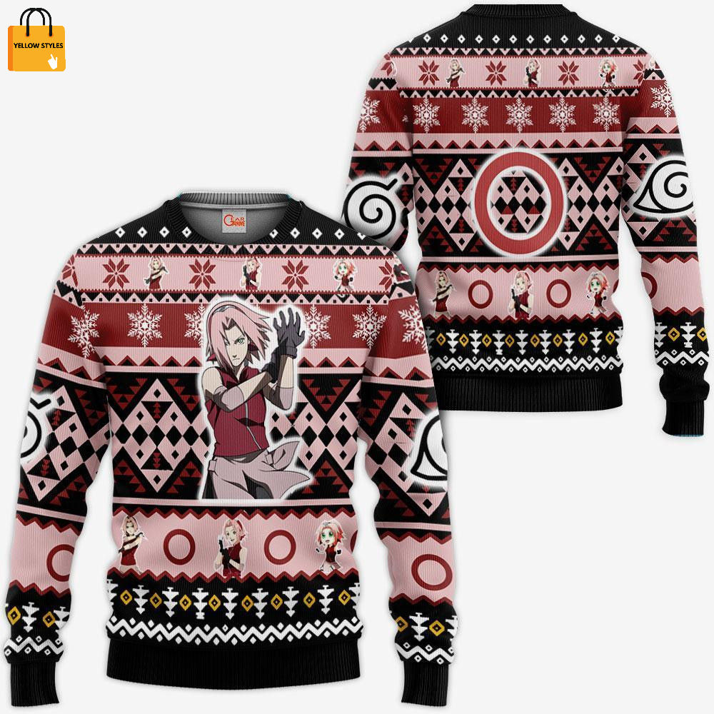 Naruto Ugly Christmas Sweater - Uzumaki Naruto s Young Themed Festive ...