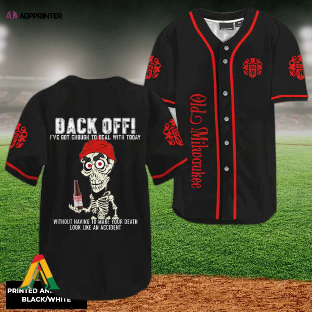 Achmed Back Off: Old Milwaukee Baseball Jersey – Stand Out in Style!