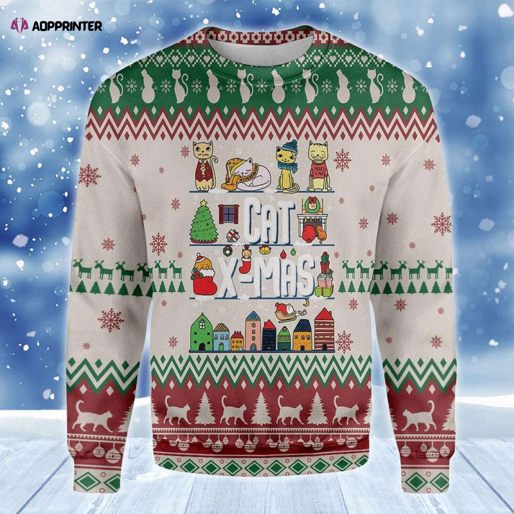 A Christmas Scene Ugly Sweater