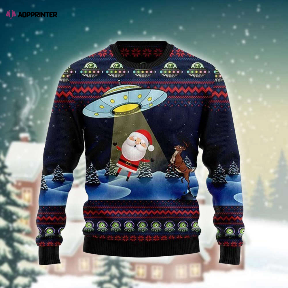 Alien Don’t Catch Santa Ugly Sweater