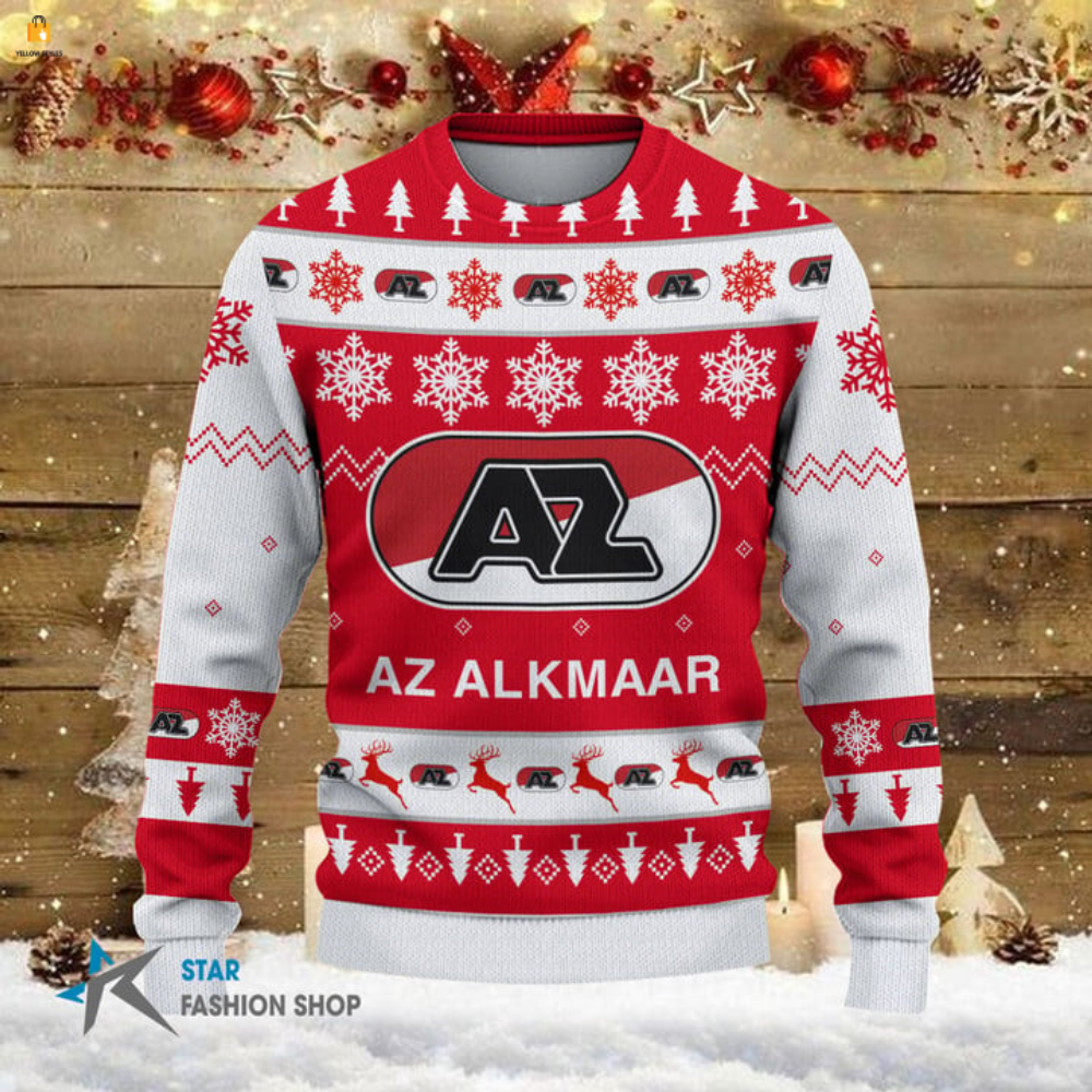 AZ Alkmaar Ugly Christmas Sweater: Festive and Fun Holiday Attire