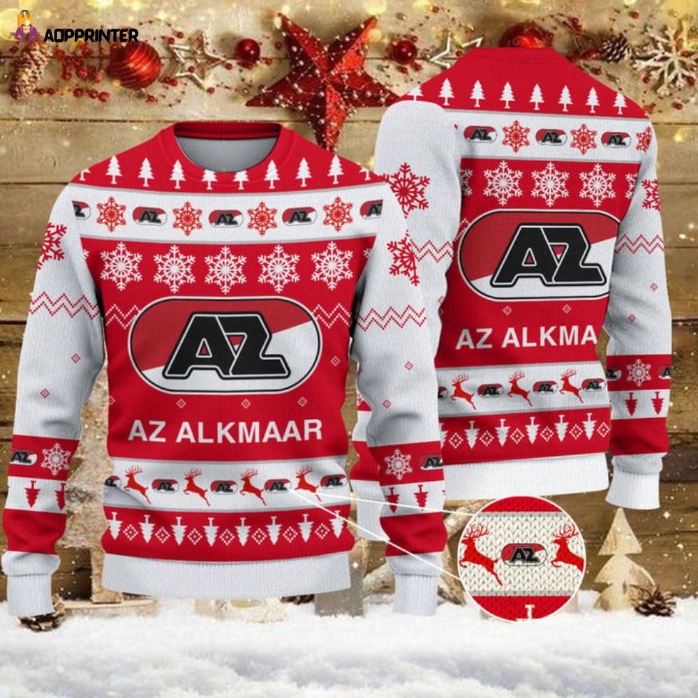 AZ Alkmaar Ugly Christmas Sweater: Festive and Fun Holiday Attire