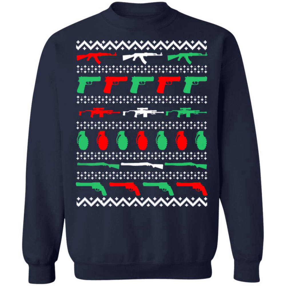 Best Gun Grenade Christmas Sweater: All My Favorite Things