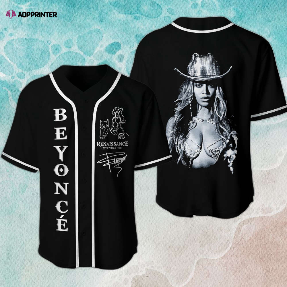 Beyonce Vintage Baseball Jersey: Retro Style Icon s Unique Fashion Statement