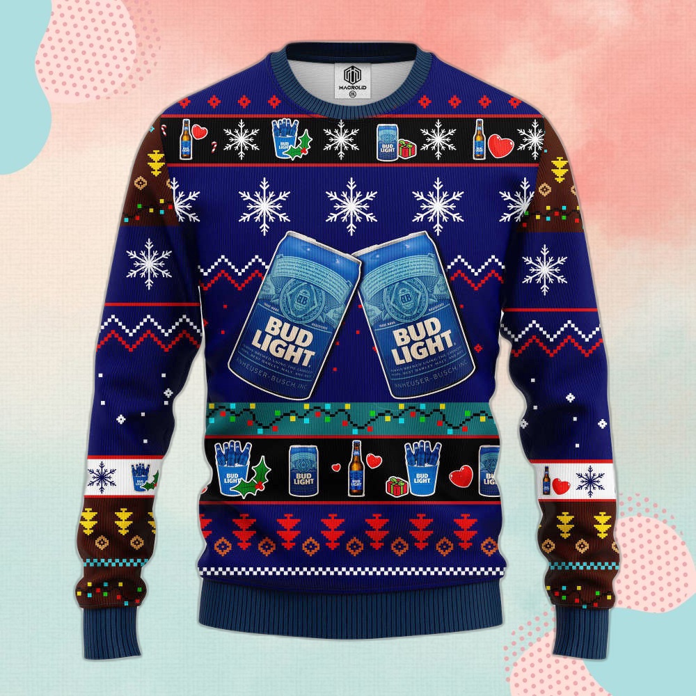 Bud Light Ugly Christmas Sweater: Festive & Fun Apparel for the Holidays