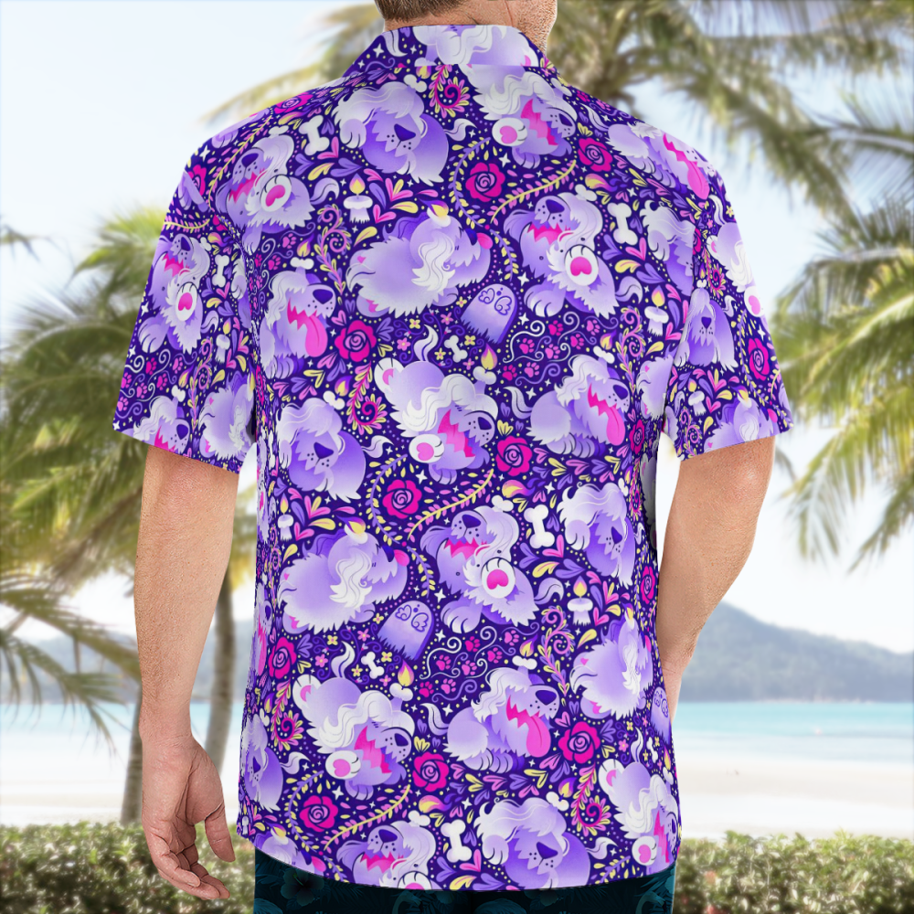 Capture the Aloha Spirit with Greavard Pokemon Hawaiian Shirt