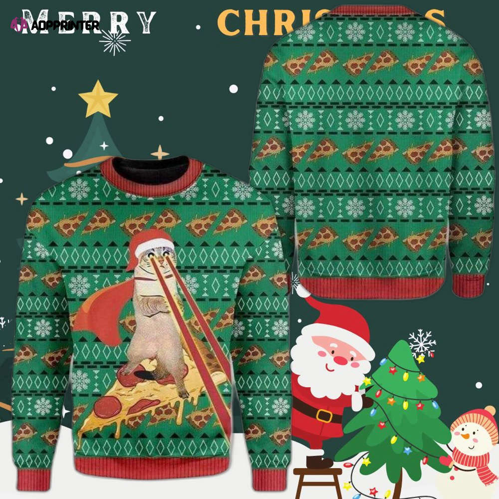 Dinosaur T-rex Ugly Christmas Sweater