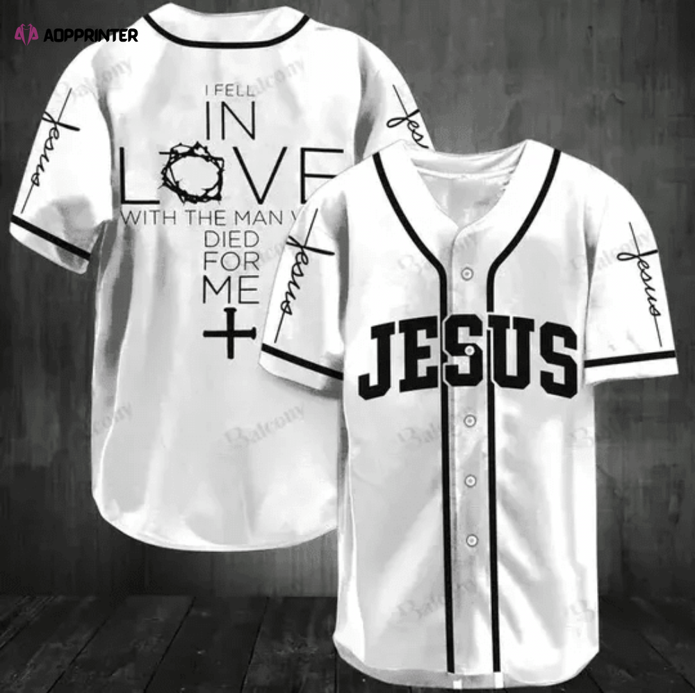 Colorful Jesus Christ Superstar Galaxy Lion Baseball Jersey Adult Unisex S-5XL Size