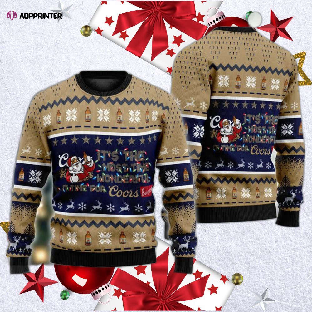 Coors Banquet Ugly Christmas Sweater – Festive and Fun Holiday Attire