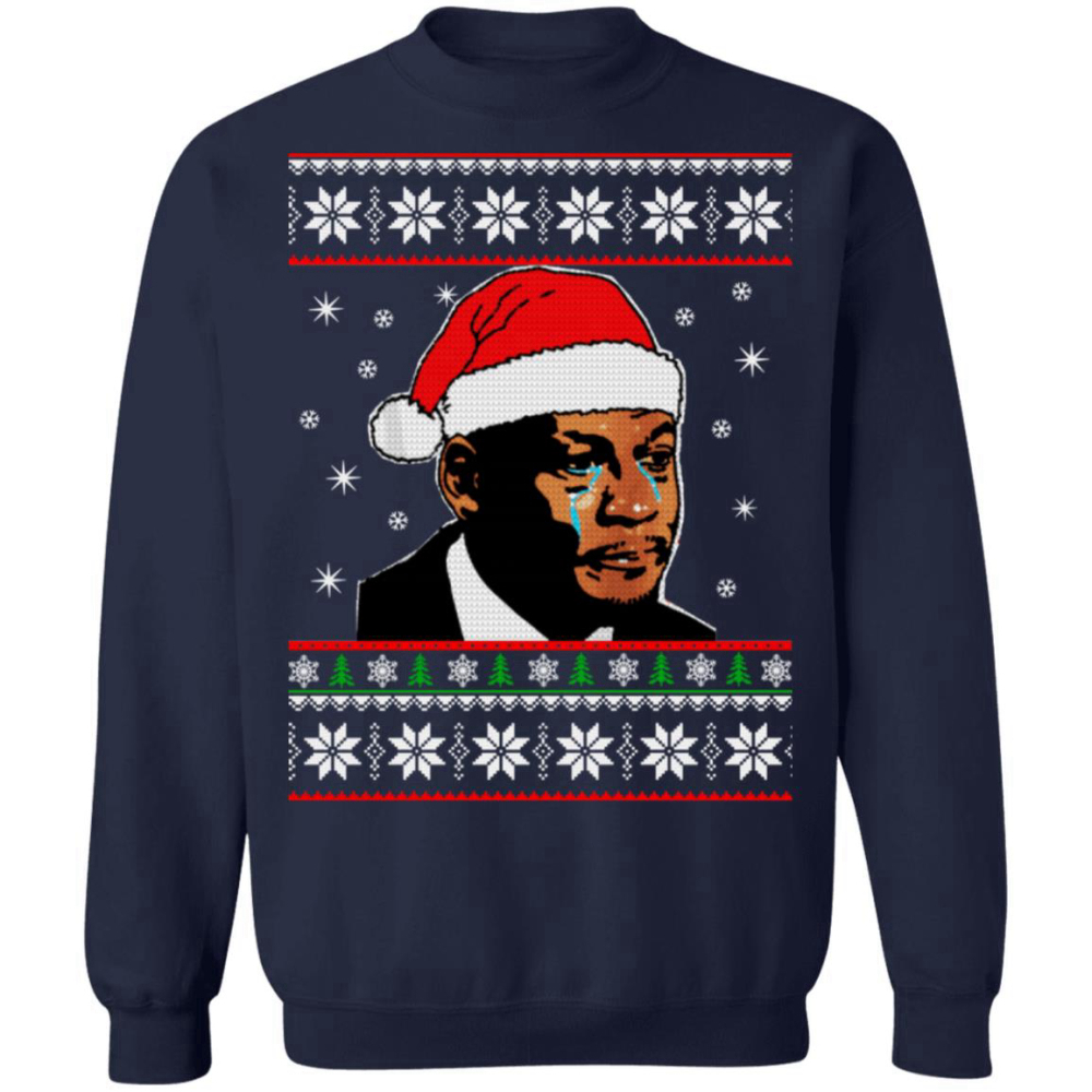 Crying Jordan Christmas Sweater: Unique Holiday Apparel for NBA Fans