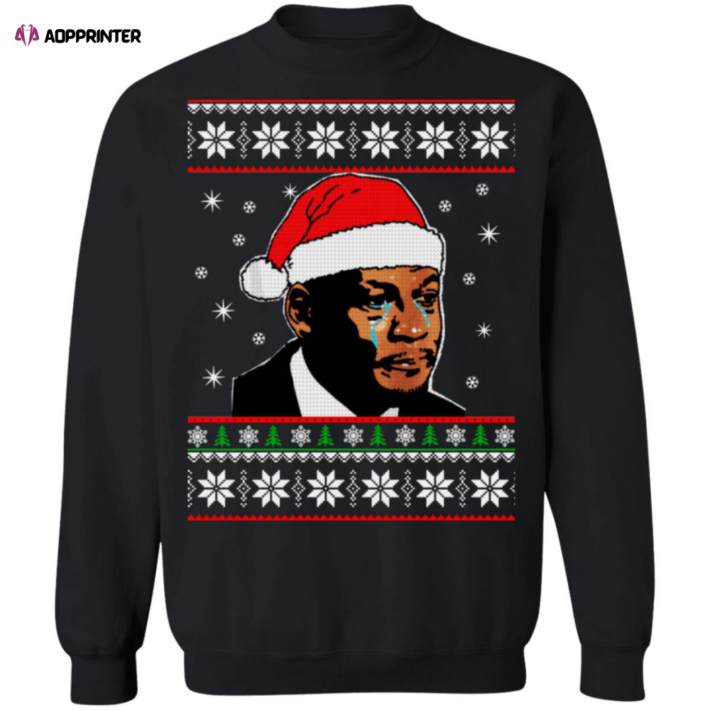 Crying Jordan Christmas Sweater: Unique Holiday Apparel for NBA Fans