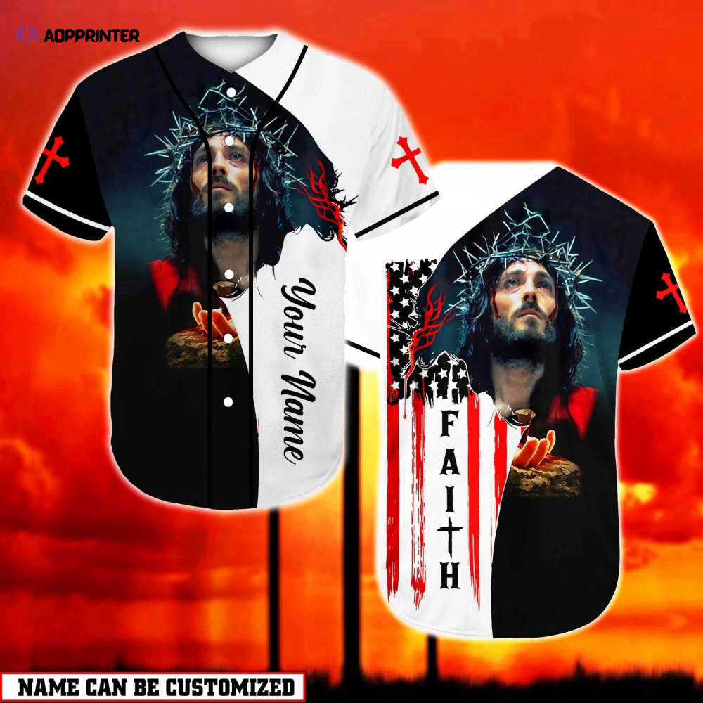 Warrior Jesus is my everything Baseball Jersey | Colorful | Adult Unisex | S – 5XL Full Size