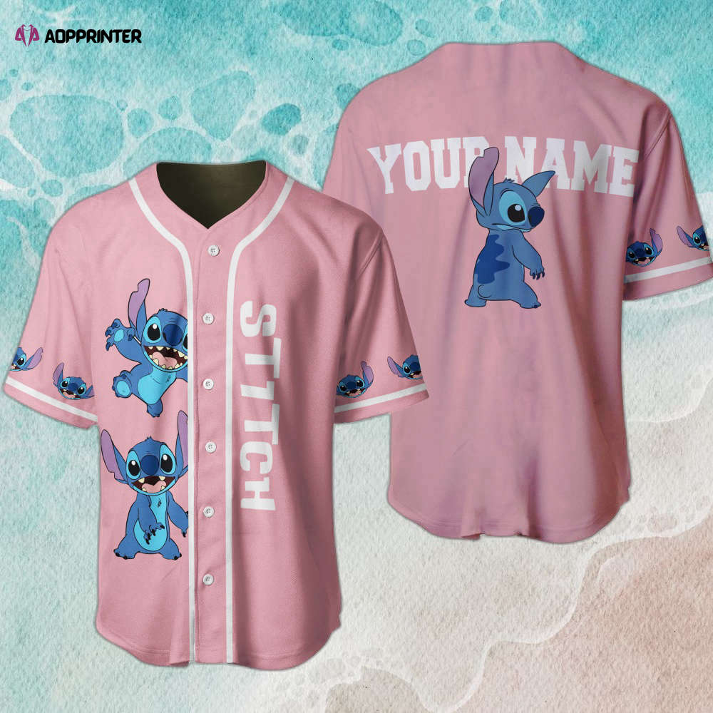 Custom Stitch Baseball Jersey: Cute Unisex T-Shirt