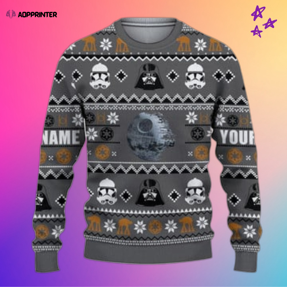 Darth Vader Stormtrooper Ugly Sweater Christmas: Festive Geek Apparel