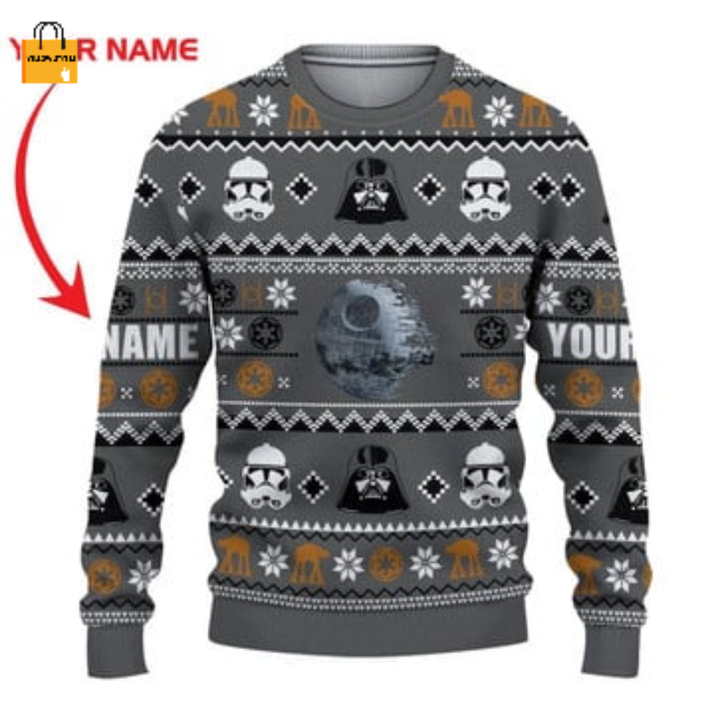 Darth Vader Stormtrooper Ugly Sweater Christmas: Festive Geek Apparel