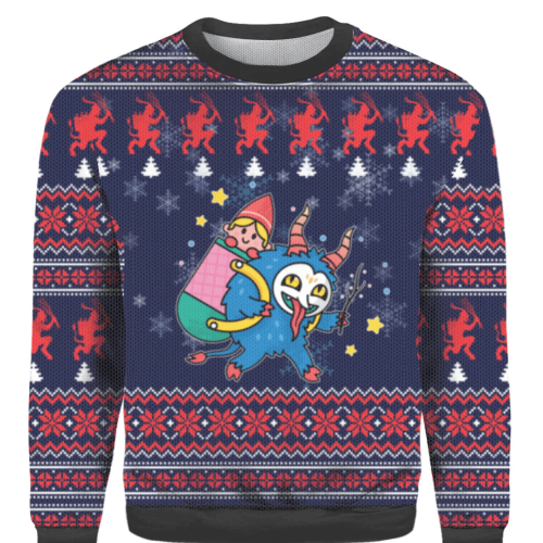 Funny Merry Krampus Christmas Ugly Sweater