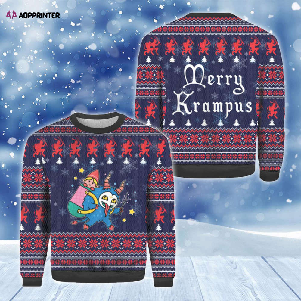 Funny Merry Krampus Christmas Ugly Sweater