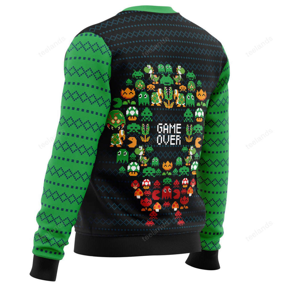 Game Over Ugly Christmas Sweater: Quirky Festive Attire for Gamers!