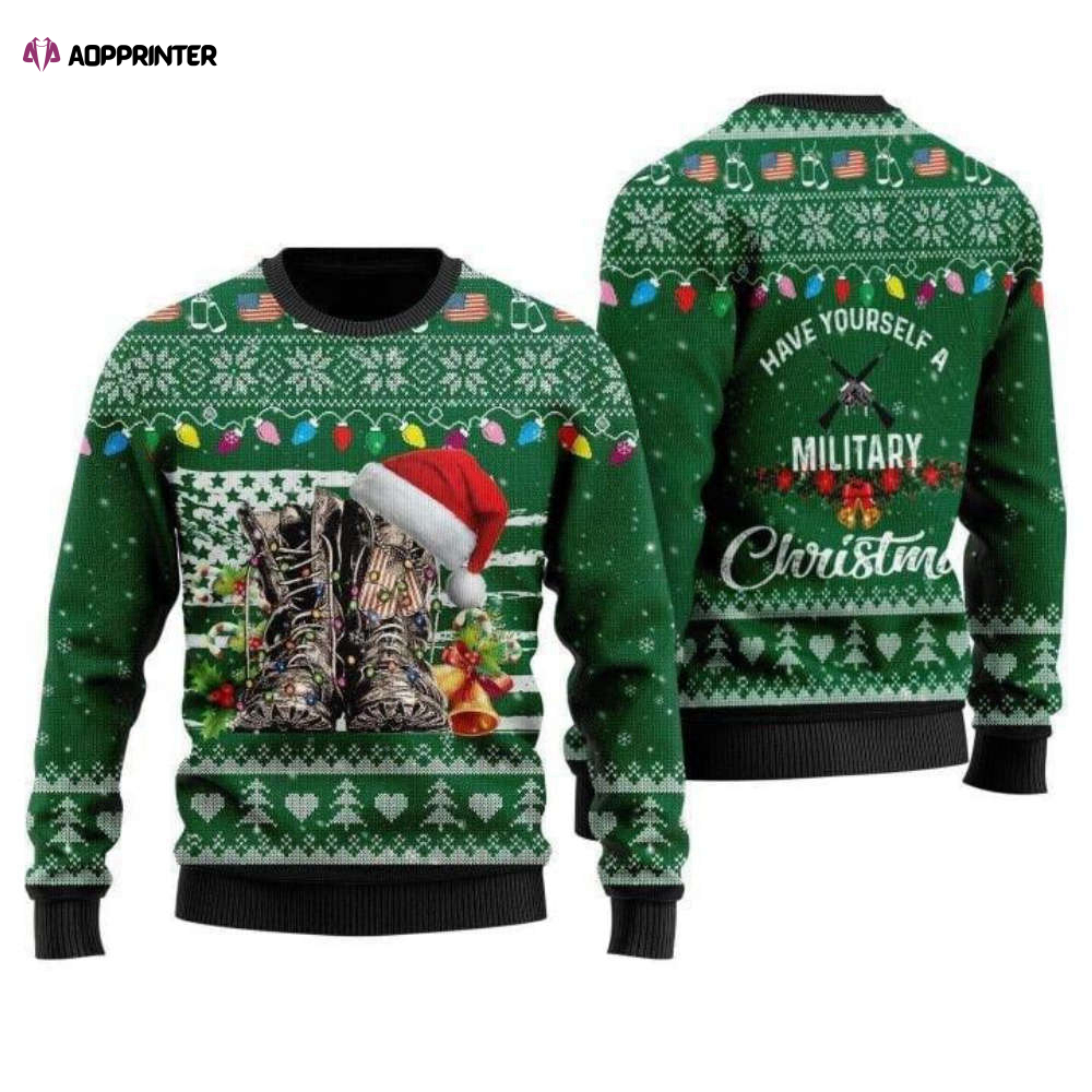 Get Festive with a Soldier s Military Ugly Christmas Sweater