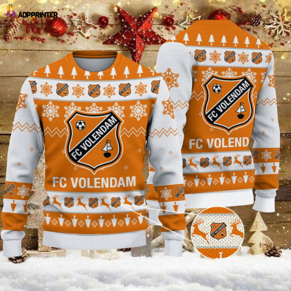 Get Festive with FC Volendam Ugly Christmas Sweater – Perfect Holiday Attire!