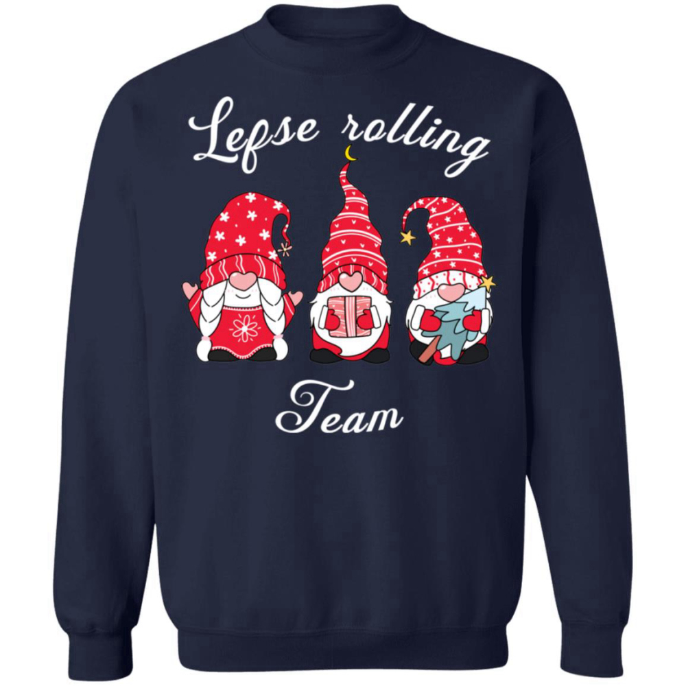 Get Festive with Lefse Rolling Team Gnome Christmas Sweater