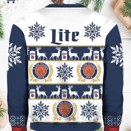 Get Festive with Miller Lite Christmas Sweater – Shop Now!