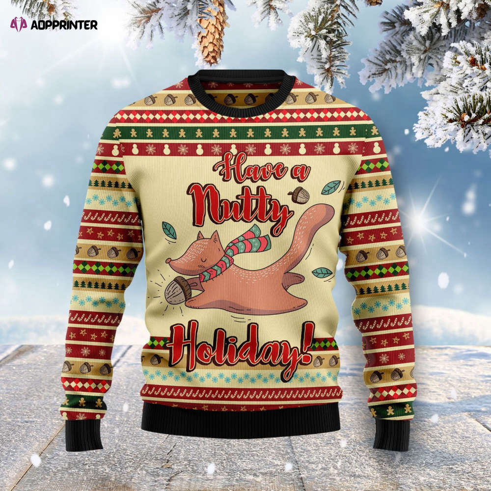 Get Festive with Our Nutty Holiday Ugly Christmas Sweater – Perfect for Celebrations!