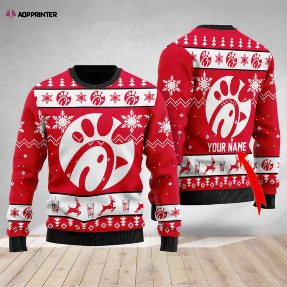 Get Festive with Personalized Chick-fil-A Christmas Ugly Sweater