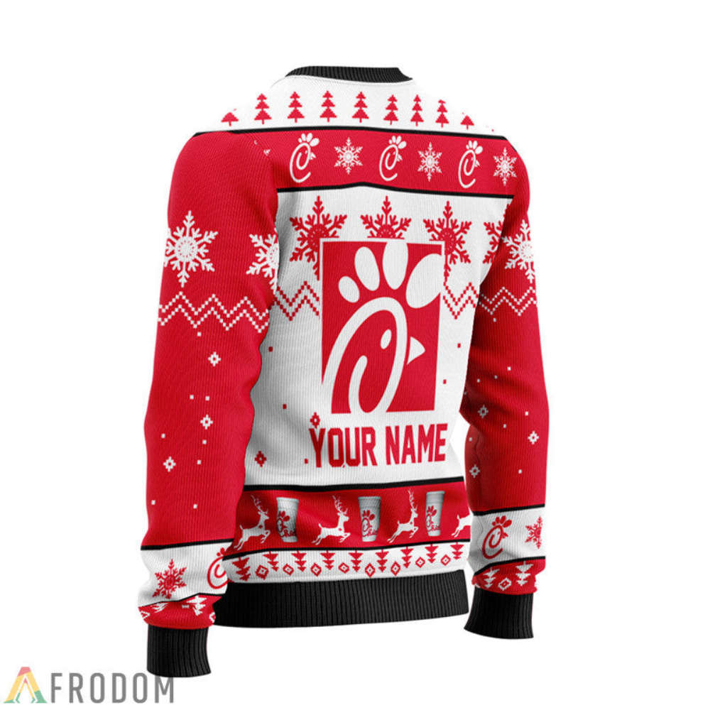 Get Festive with Personalized Chick-fil-a Ugly Christmas Sweater