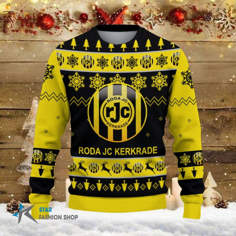 Get Festive with Roda JC Kerkrade Ugly Christmas Sweater – Limited Edition!