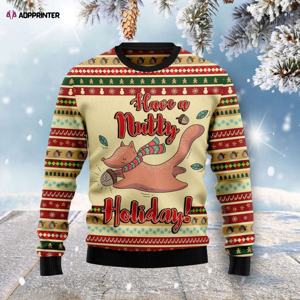 Get Festive with the Nutty Holiday Ugly Christmas Sweater – Shop Now!