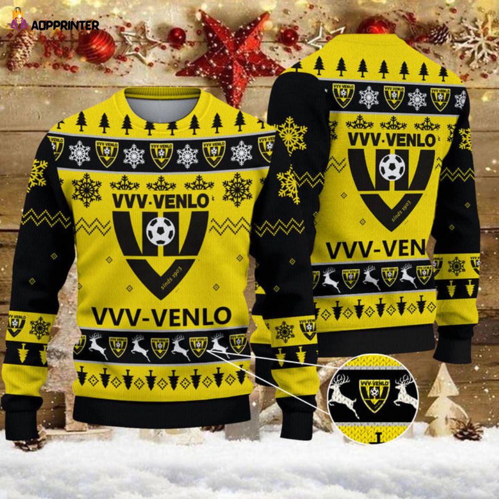 Get Festive with VVV-Venlo Ugly Christmas Sweater – Unique Holiday Apparel