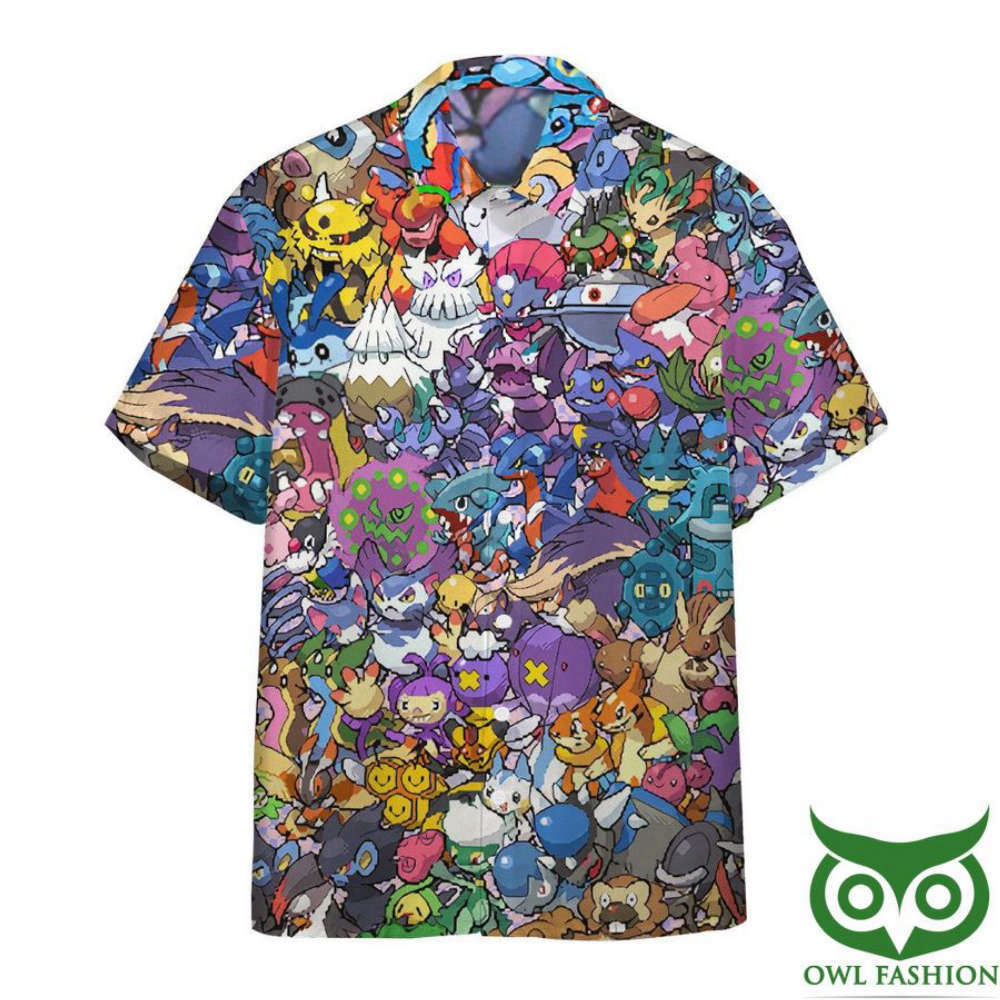 Get Ready for Adventure with Gearhumans 3D Pokemon Hawaiian Shirt!