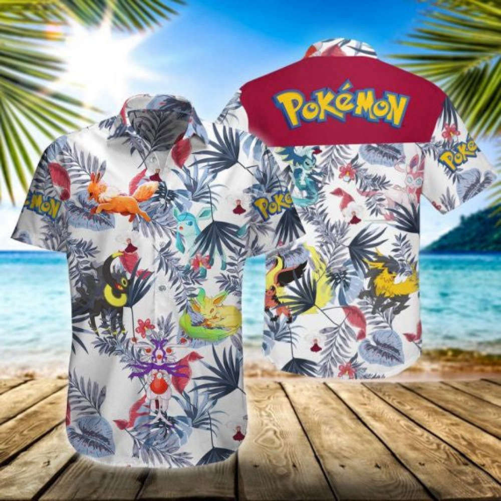 Get Ready for Adventure with Pokemon Go Hawaiian Shirt