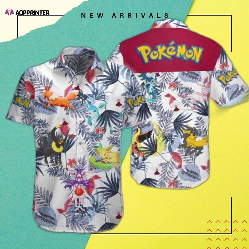 Get Ready for Adventure with Pokemon Go Hawaiian Shirt