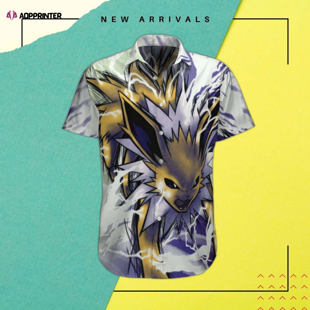 Get Wild with Pokemon Crazy Eevee Hawaiian Shirt - Limited Edition ...