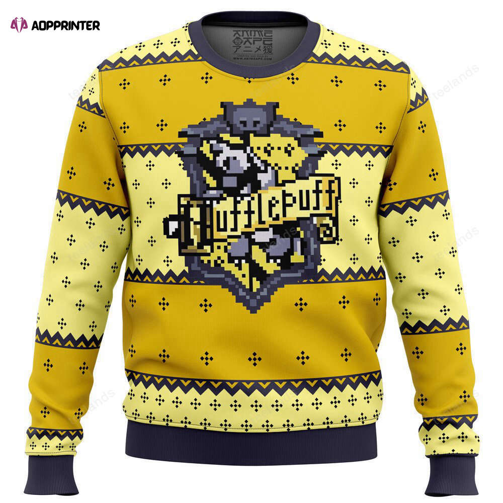 Hufflepuff Harry Potter Christmas Sweater – Embrace the Wizarding World Festivities!