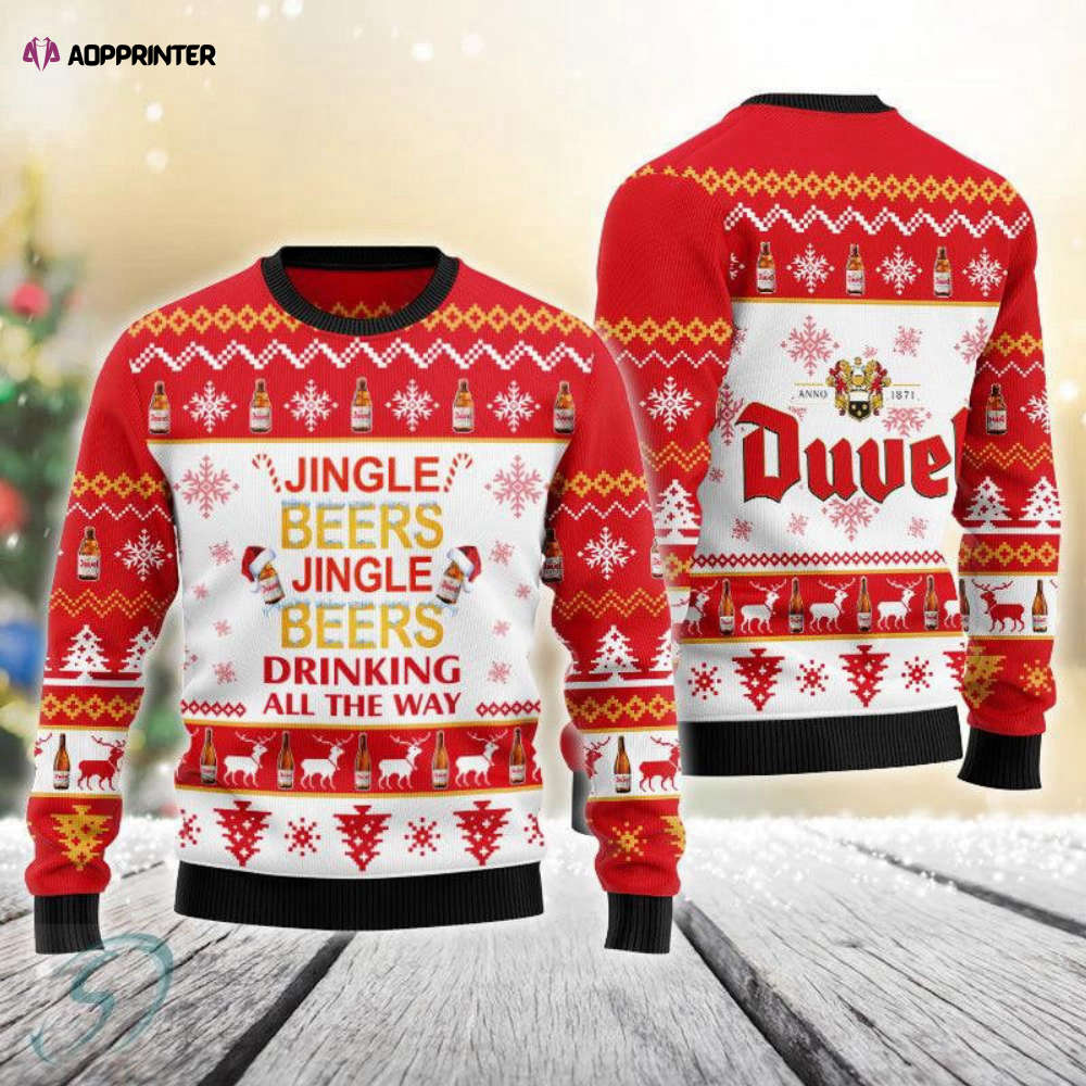 Jingle Beer Duvel Ugly Christmas Sweater