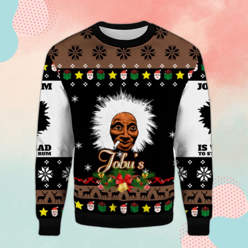 Get Festive with Jobus Rum Christmas Sweater – Stylish Holiday Attire