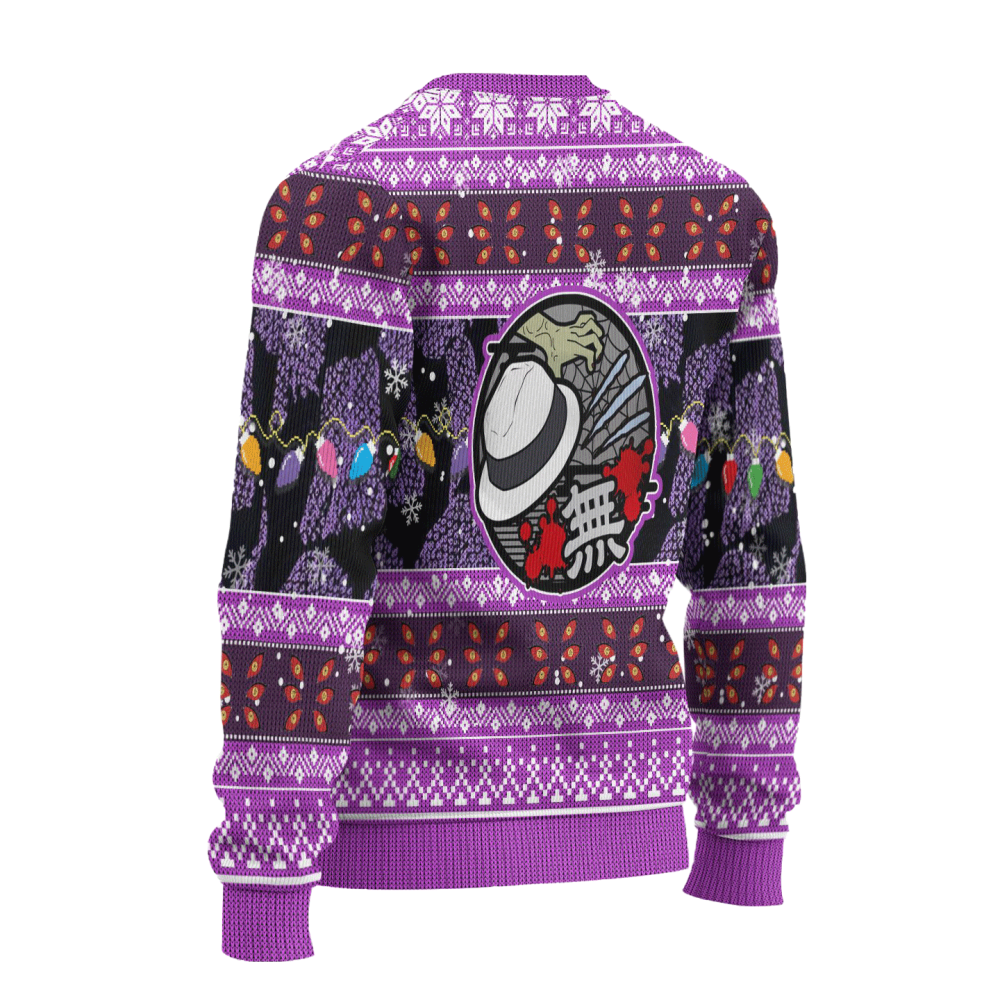 Kokushibo Anime Ugly Christmas Sweater – Festive & Unique Holiday Apparel