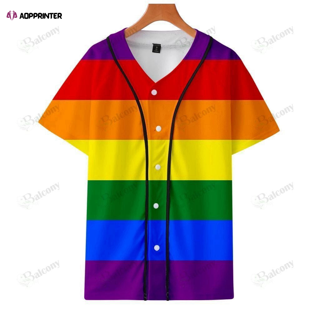 LGBT Baseball Jersey: Baseball Tee for Inclusive Athletes #259