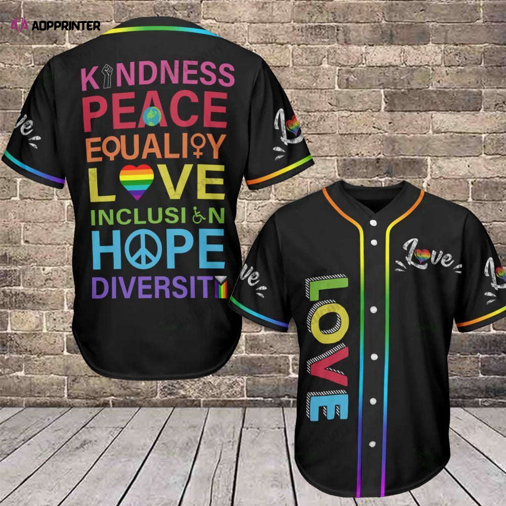 LGBT Baseball Jersey: QT204236Td Baseball Tee for Pride & Style
